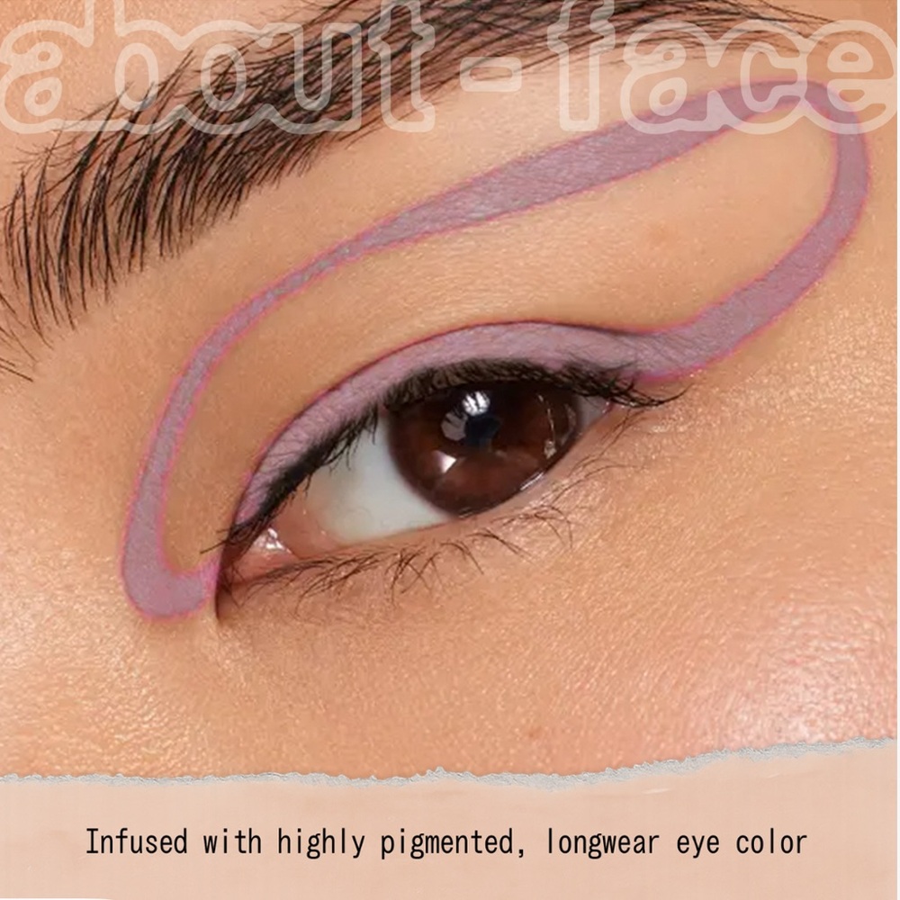 ABOUT-FACE MATTE FLUID EYE PAINT VEGAN EYESHADOW FREAKED LAVENDER NEW IN BOX